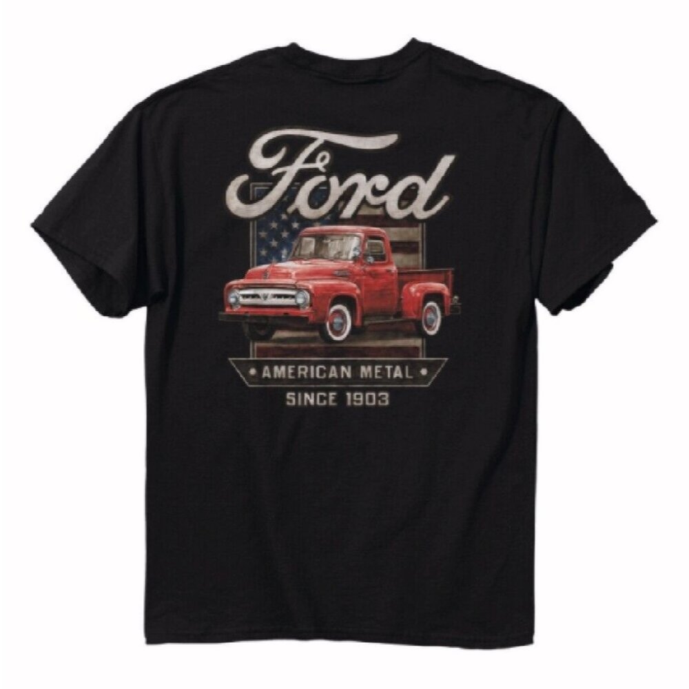 Ford American Metal Since Since 1903 Short Sleeve T-Shirt - NEW Fast Ship